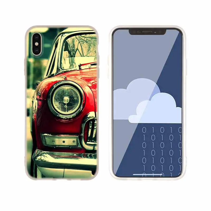 as the picture 09 Мягкий чехол для телефона, чехол для iPhone 11 Pro X XS Max XR 6 6S 7 8 Plus 5 4S SE, Винтажный чехол VW Beetle returing ancient ways - Цвет: as the picture 09