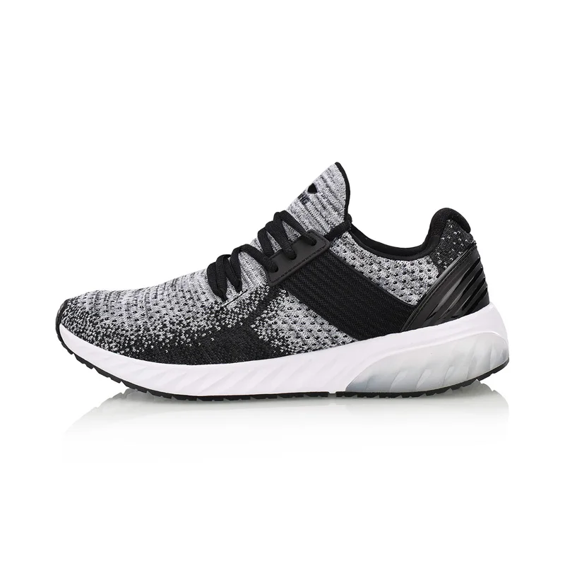 Li-Ning/мужские гелевые вязаные Прогулочные кроссовки; спортивная обувь с дышащей подкладкой; износостойкие Нескользящие кроссовки; AGLN041 SJFM18