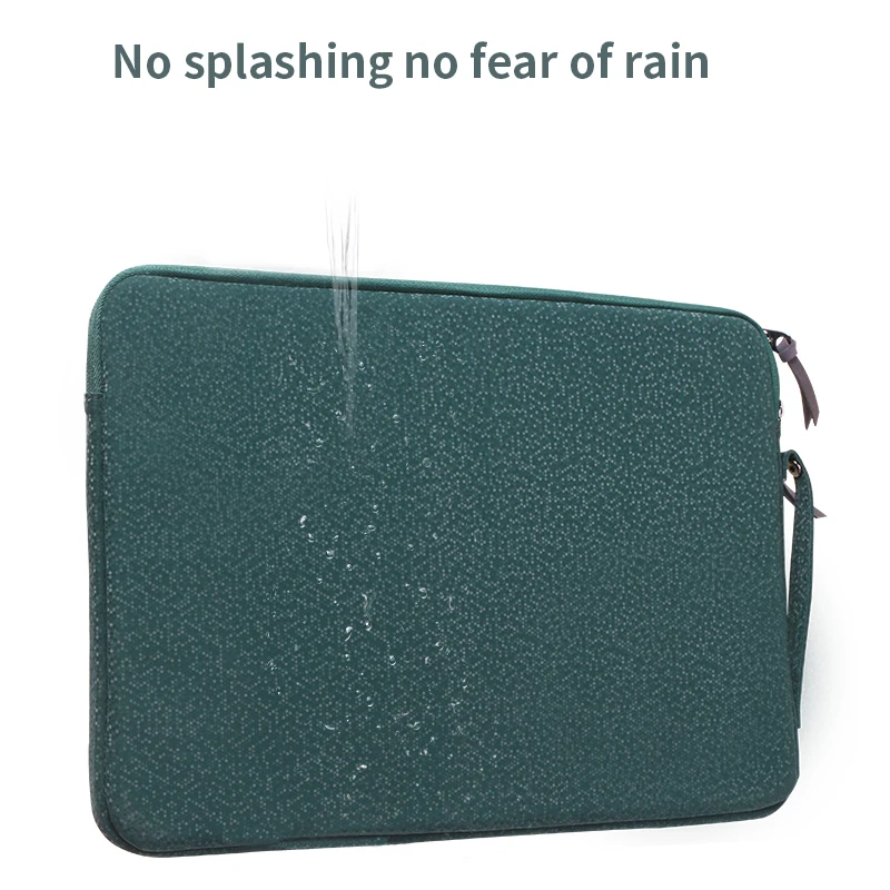 Женская и мужская сумка водонепроницаемая из искусственной кожи для ноутбука
