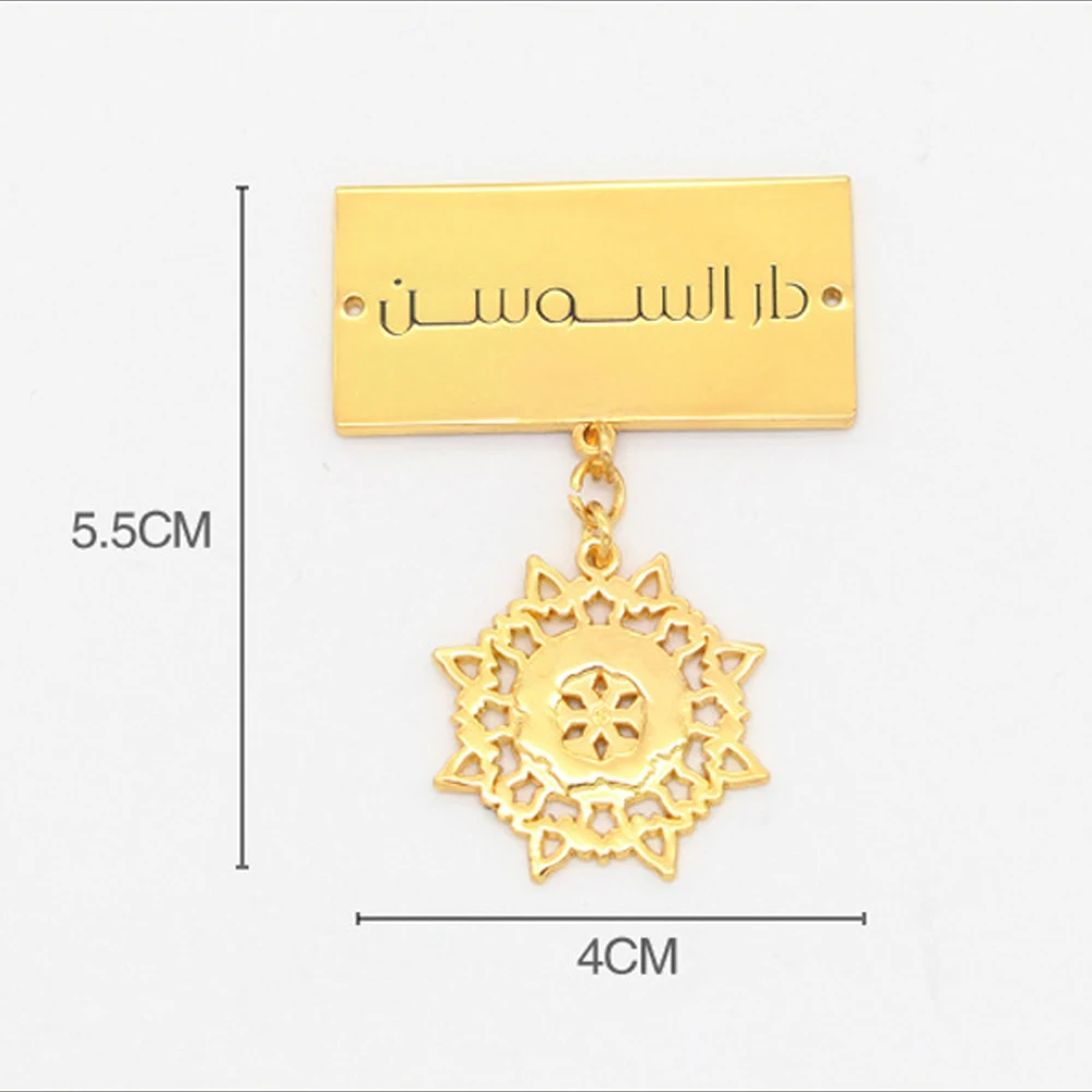 Пользовательские логотипы в виде короны таблички этикетки для сумок