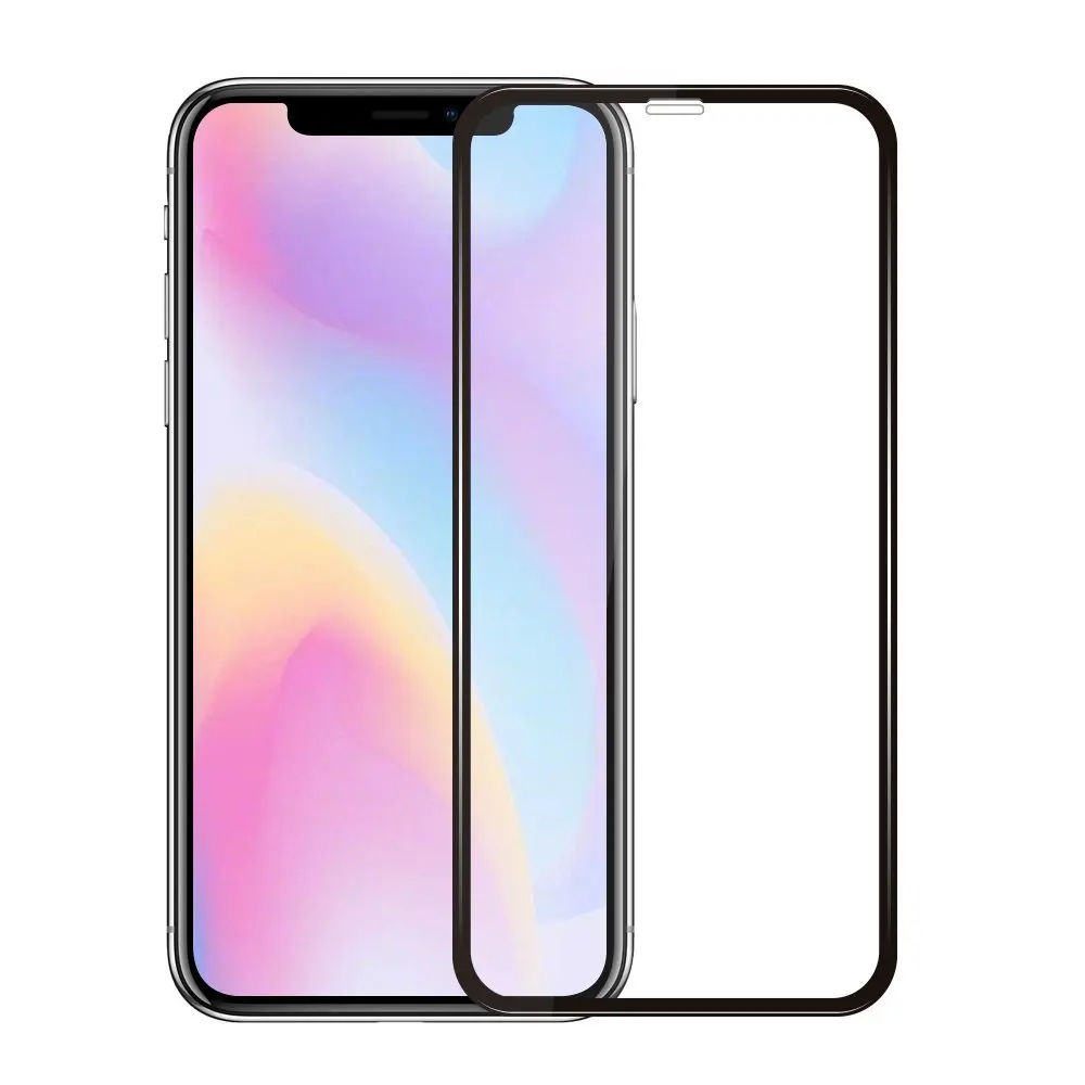 Закаленное стекло с полным покрытием для iphone x Пыленепроницаемая Защитная пленка