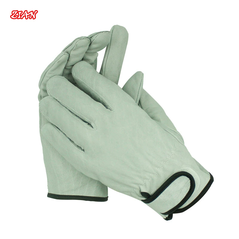 

Leather Electric Welding Gloves Thicken Waterproof Stab-Resistant Welder Anti-Scalding Wear-Resistant Working Protective Gloves