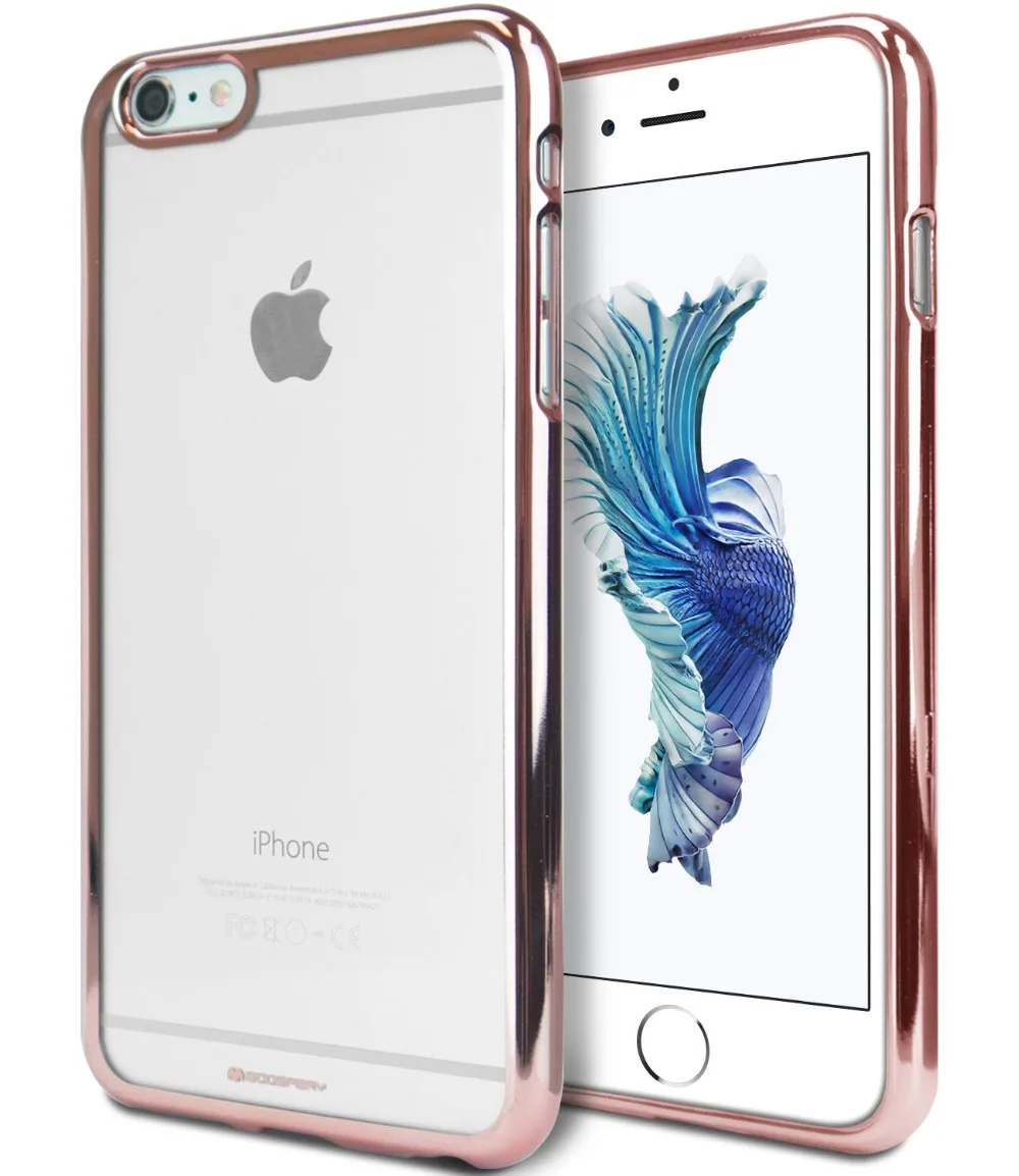 100% подлинный Goospery Ring 2 Jelly мягкий гелевый прозрачный чехол из ТПУ для iPhone 5 5s SE 6 6s 7 8