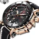 2022 LIGE New Top Men Watches Original Case Large Dial Watch Men Leather Business Sport WristWatch for Men Relogio Masculino+Box Other Image