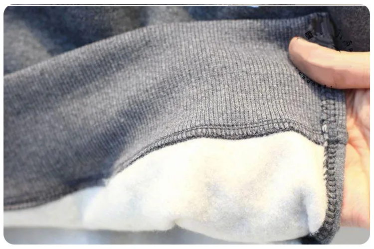 2016 зимнее милое флисовое платье-свитер для девочек повседневное серое платье с