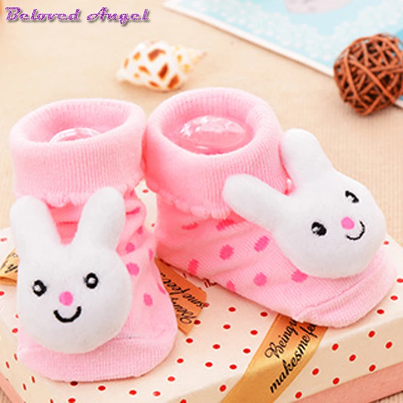 Милые Носки с рисунком для новорожденных 1 пара хлопковые нескользящие
