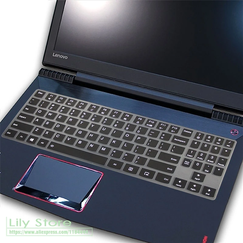 black Для 15,6 дюймов lenovo Легион серии Y530 Y7000 Y7000P R720 Y520-15IKB Y520-IKBN Y720-15IKB Y 520 530 силиконовая клавиатура Cove кожи - Цвет: black