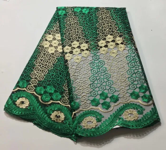 Красный французский африканский чистая кружевной ткани высокого качества в