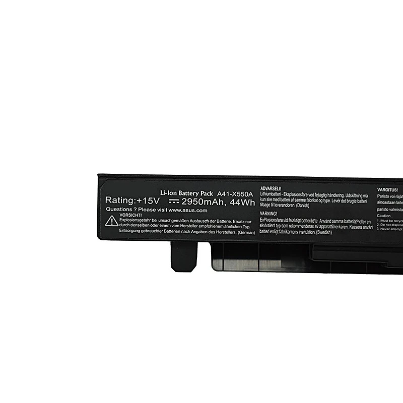 HSW ноутбук Батарея A41-X550A 15V 44WH для Asus X550C X550B Батарея для ноутбука X550V X550a Батарея