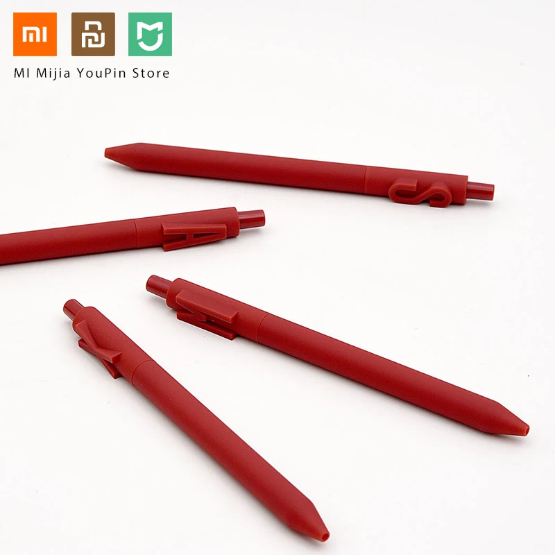 Гелевая шариковая ручка Xiaomi ALPHA Шариковая для школы Официальный знак Роллерная
