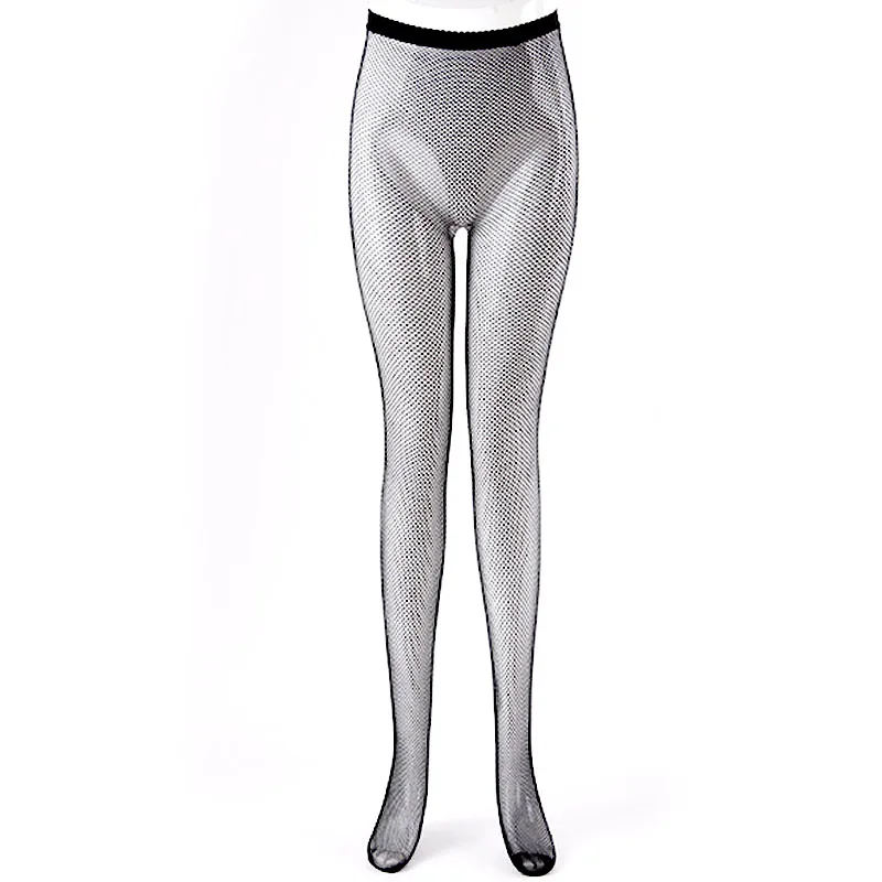 Новые модные сетчатые колготки в клетку наличии женские пикантные тонкие чулки