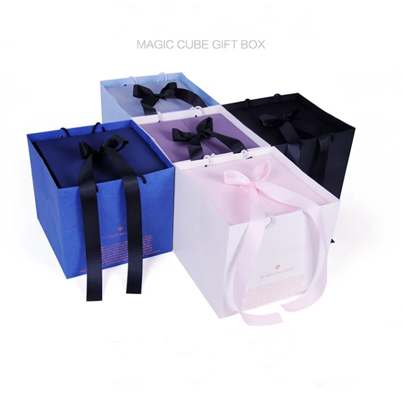 Подарочная коробка Magic Cube с ящиком и коробкой для сердечек подарочная сюрпризов