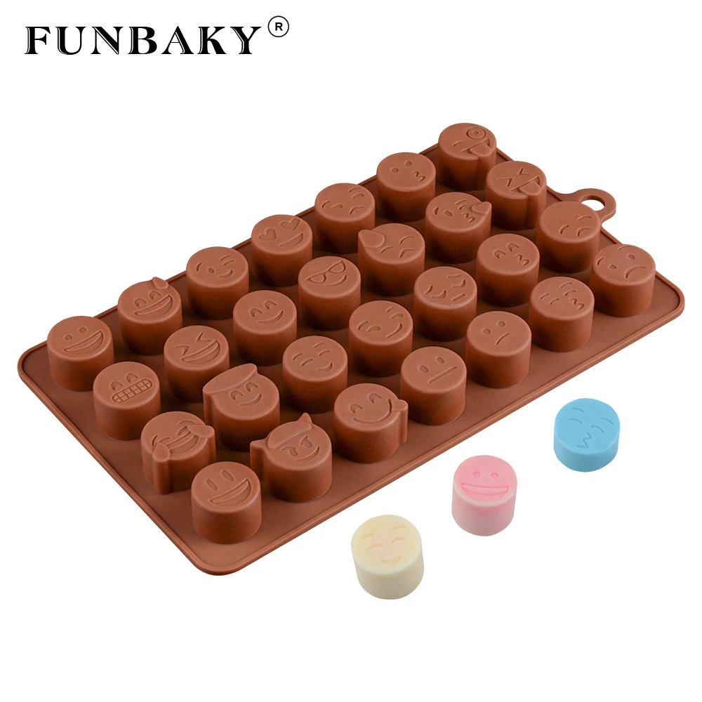 FUNBAKY Улыбка Круглой формы животных Корона силиконовые формы шоколада торт формы для выпечки инструменты выпечки