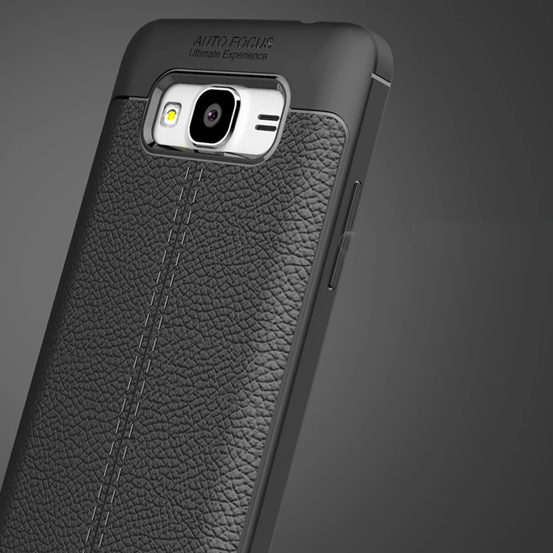 Кожаный чехол YUETUO для задней панели телефона из ТПУ с узором, etui, coque, cover, чехол для samsung galaxy j3 j 3 j320 6 силикон. Силикон
