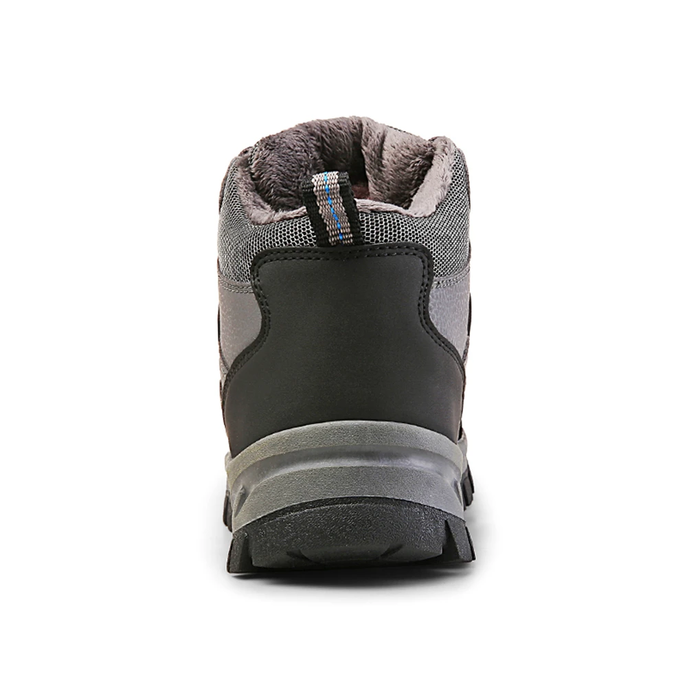 Plus Size 39-48 Winter Men Sneakers Genuine Leather Warm Plush Casual Shoes Outdoor Sport For Grey Black | Обувь
