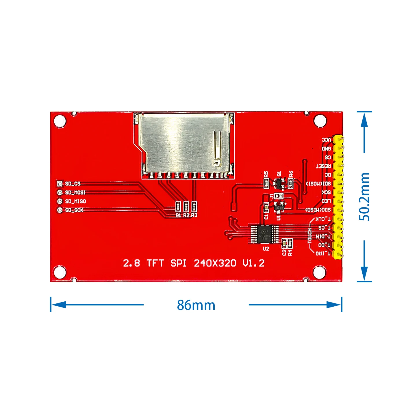 240x320 2," SPI TFT lcd Сенсорная панель модуль последовательного порта с PBC ILI9341 2,8 дюймов SPI серийный Белый светодиодный дисплей с стилусом