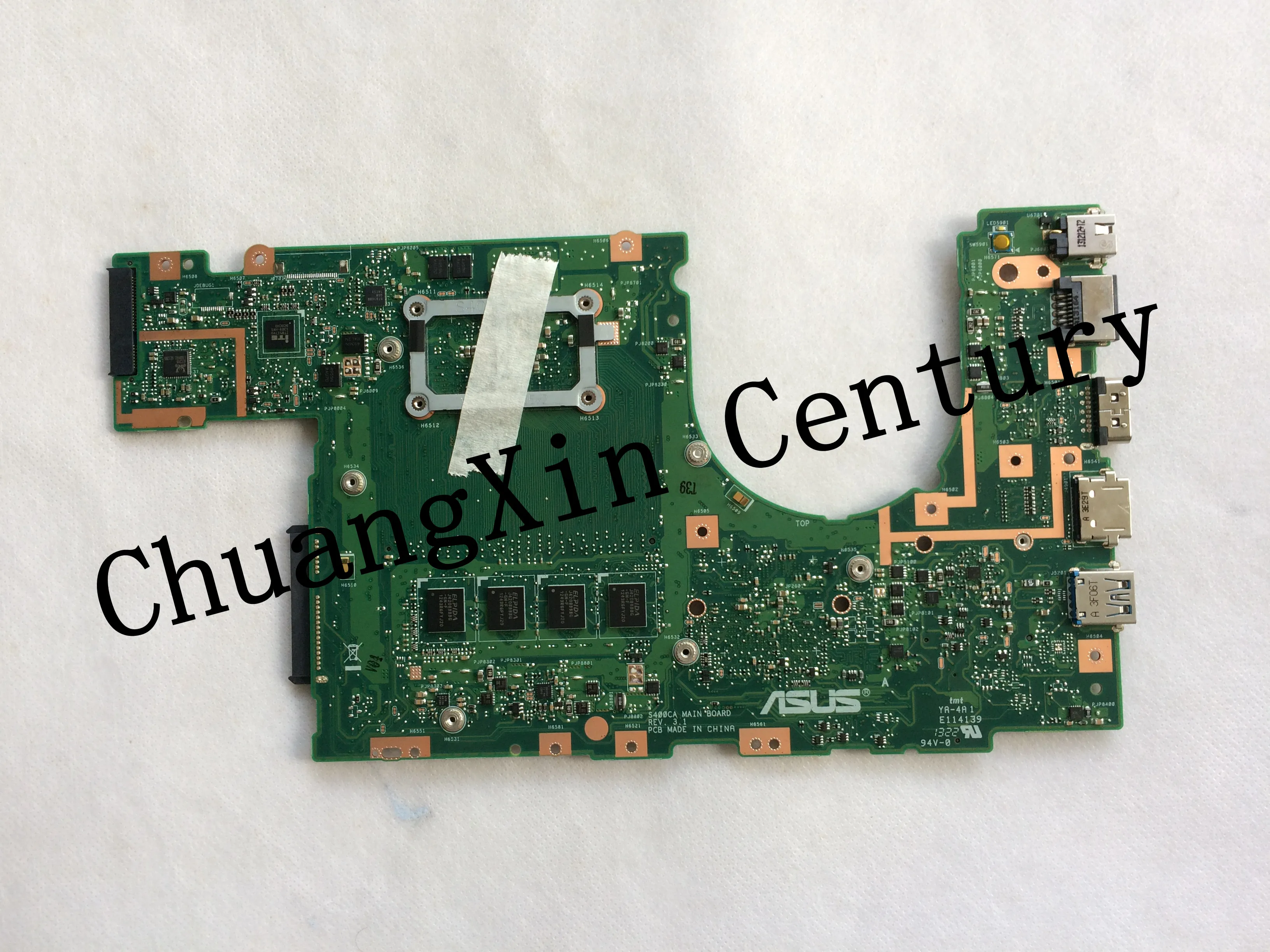 Для ASUS S400CA материнская плата I5 cpu 4 Гб USB 3 0 для S400C ноутбука 100% полностью