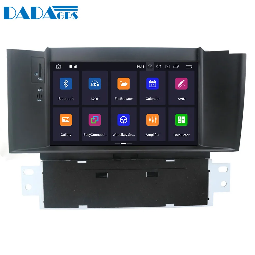 Автомагнитола для Citroen C4 C4L DS4 стерео система с 7 &quotIPS экраном Android 9 0 GPS FM RDS DVD BT Wi Fi