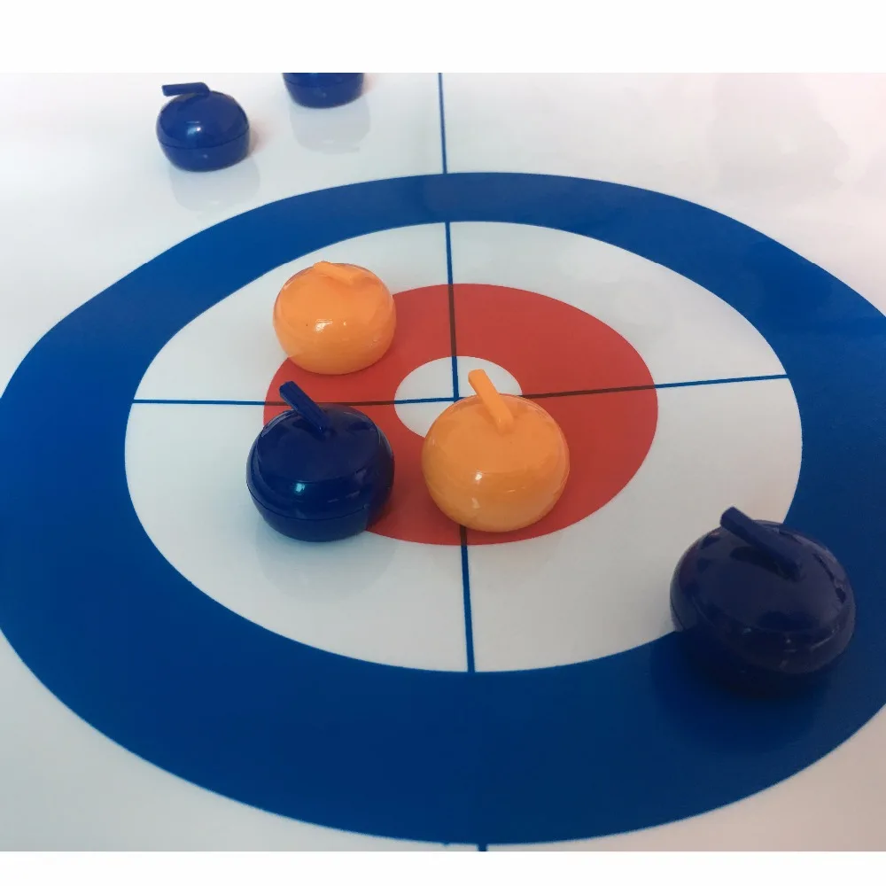

TOP quality Tabletop Curling Game-Compact Curling Board Game Mini Table Games for Family School Travel Play 28*120cm