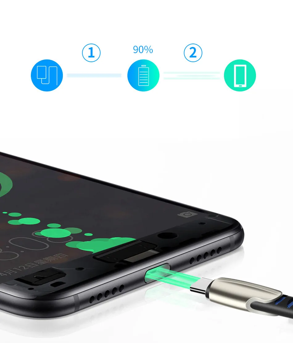 Быстрый 3,0 usb type C кабель для huawei mate 20 Pro 20X5G USB 3,1 провод для зарядного устройства для samsung S10 Plus S10E Mi 9T Pro 9 8 SE