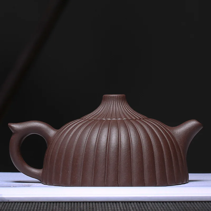 Сырая руда фиолетовая грязь Хризантема бутон нефритовый горшок Исин Purply Глина