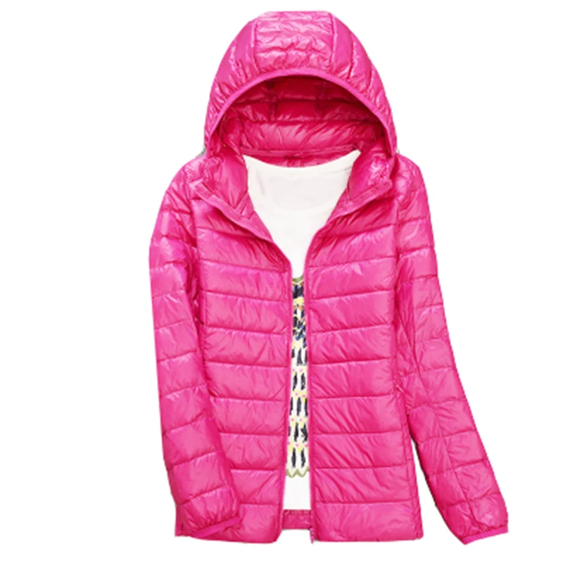 

Женское зимнее пальто, новинка 2017, куртки на белом утином пуху, тонкое короткое пуховое пальто с капюшоном, портативная модель, ульсветильни...