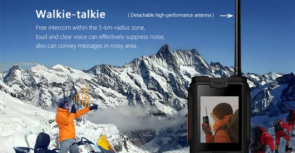 Ioutside T2 прочный телефон IP68 водонепроницаемый ударопрочный морозостойкий Walkie talkie Powerbank фонарик 4500 мАч Русская клавиатура