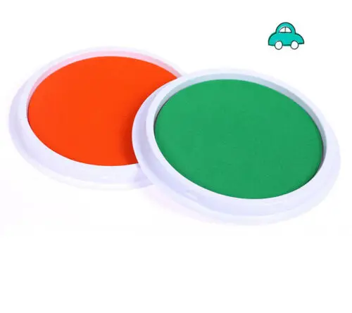 Красочные детские безопасные чернила для печати Pad безчернильный отпечаток