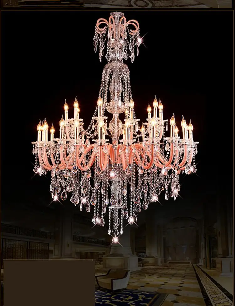 Grand французские люстры включает в себя большие сумки Потолочная люстра Подвески