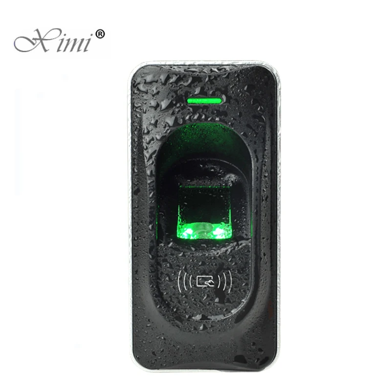 ip65 waterproof fingerprint reader exit reader for f18 access control system rs485 fingerprint and rfid card reader zk fr1200 free global shipping