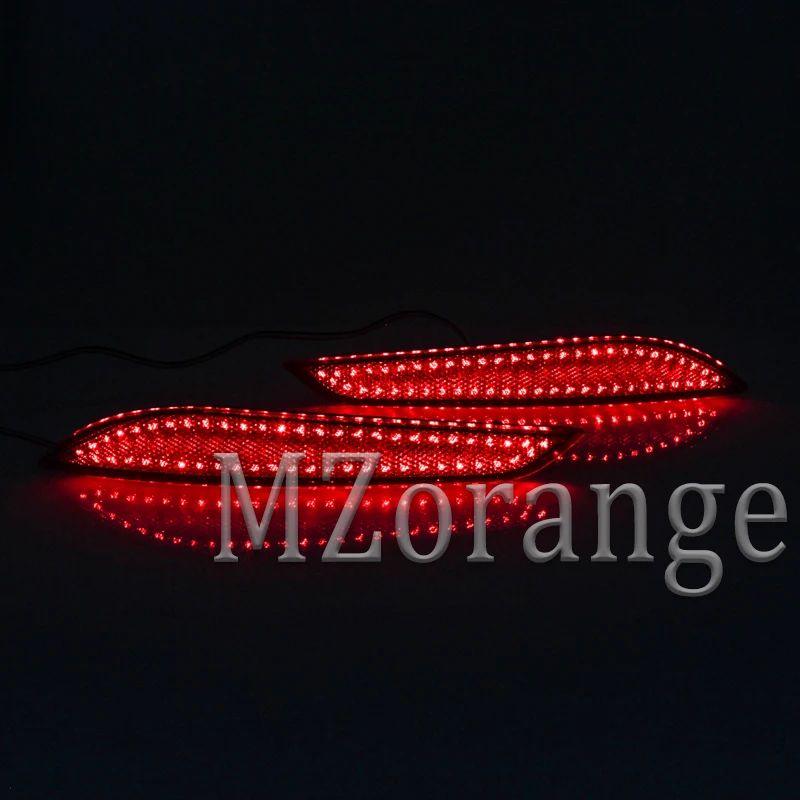 MZORANGE для Chevrolet Cruze- 2x светодиодный задний бампер отражатель задние тормозные фонари Высокая термостойкость ABS+ светодиодный фонарь