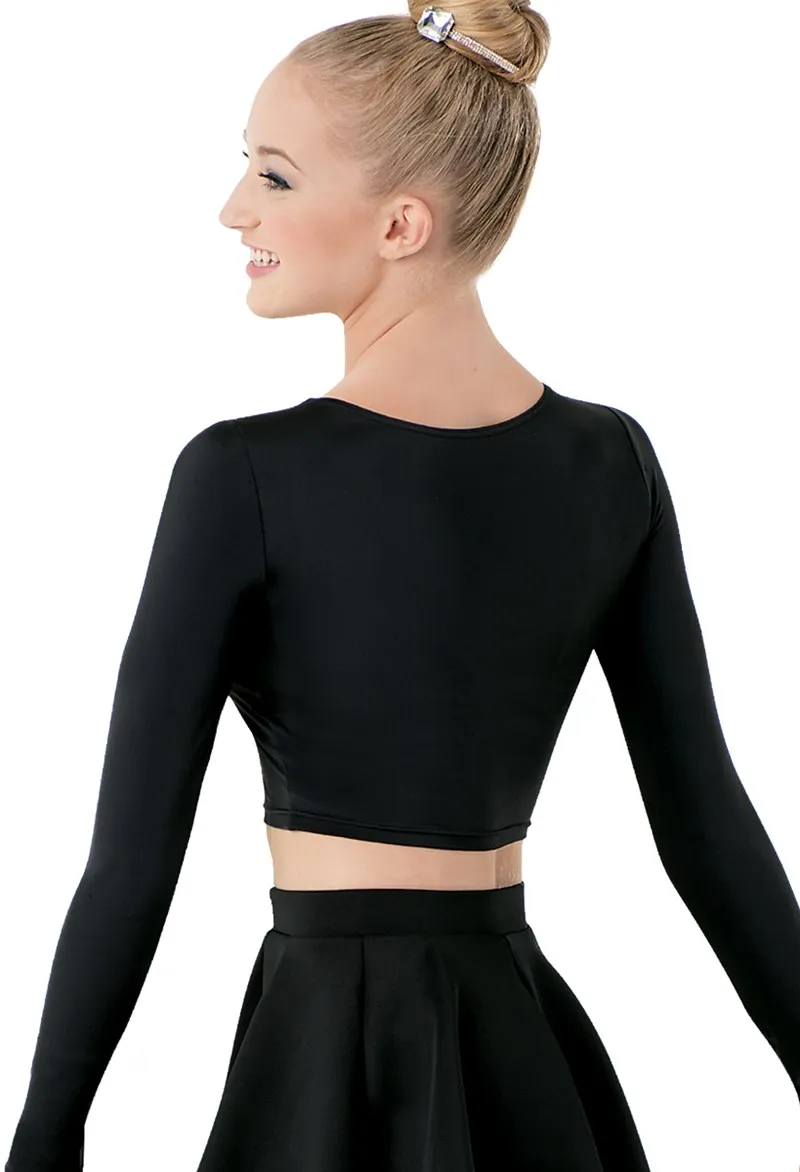 4 полосный тянущийся матовый нейлоновый бюстгальтер для девочек укороченный топ