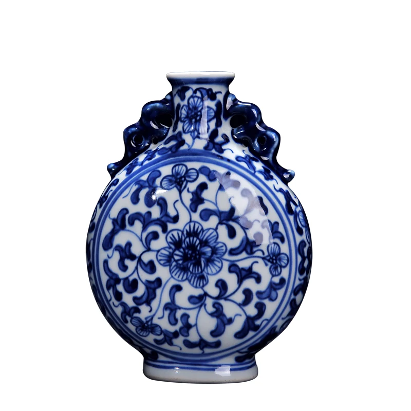 Цзиндэчжэнь керамика фарфоровая ваза мини Ручная роспись современный модный