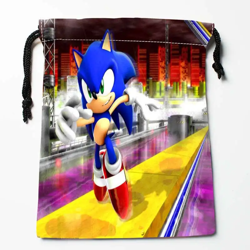 Светло-желтый Новое Поступление Super Sonic Drawstring Сумки для хранения пользовательских печатных получать сумка Тип Сумки для хранения Размеры 18x22 см - Цвет: Светло-желтый