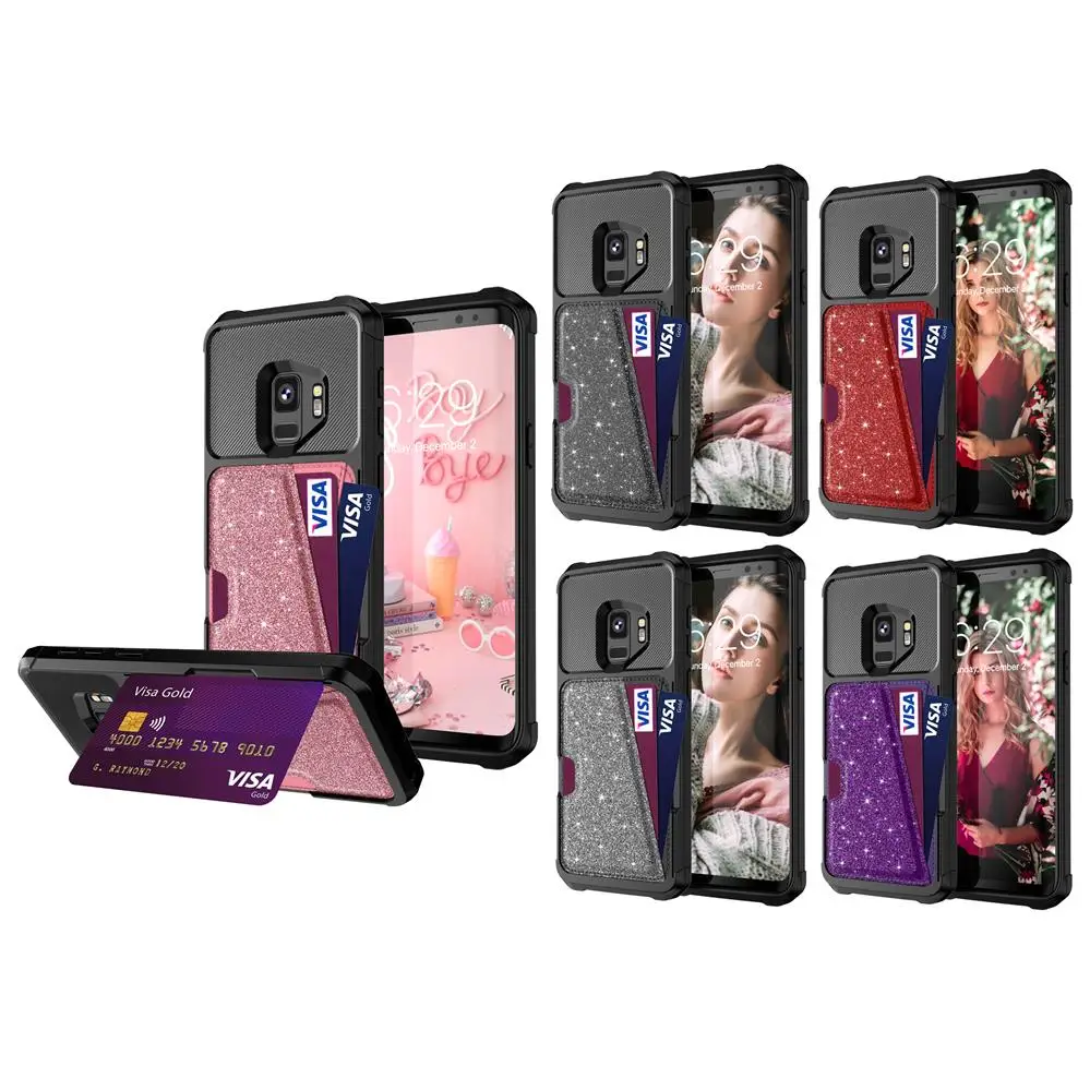 For Samsung Galaxy S10 Plus S10e Premium PU Leather Back Cover Wallet Card Slot Shockproof Car Holder Magnetic Absorption Case |