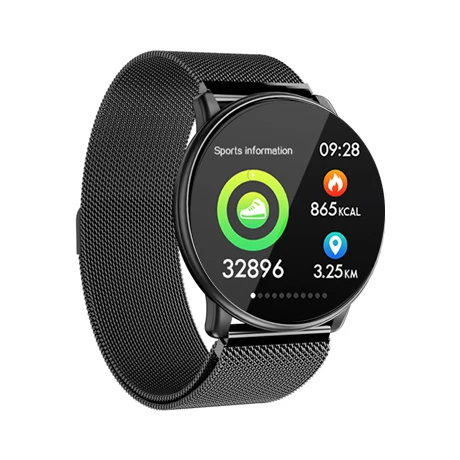 BLACK Смарт часы NY03 IP68 водонепроницаемый монитор сердечного ритма Smartwatch сообщение напоминание фитнес-трекер Браслет Q88 для Android и IOS - Цвет: BLACK