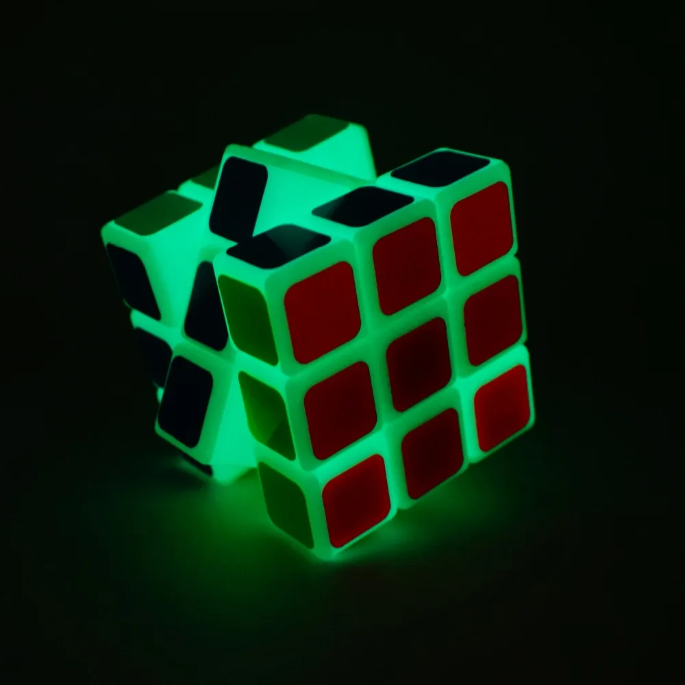 MAGICYOYO зеленый свет светящийся прозрачный 3x3x3 волшебный скоростной Куб ВОЛШЕБНЫЙ