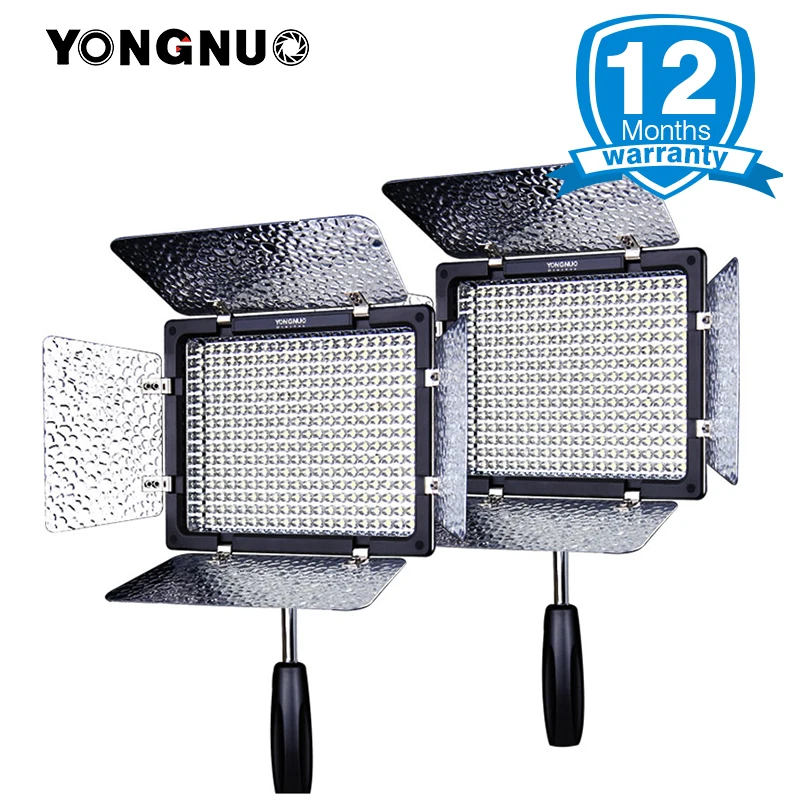 2 шт. Yongnuo официальный YN300 III 5500 К фото светодио дный видео Выход 300 бусинами