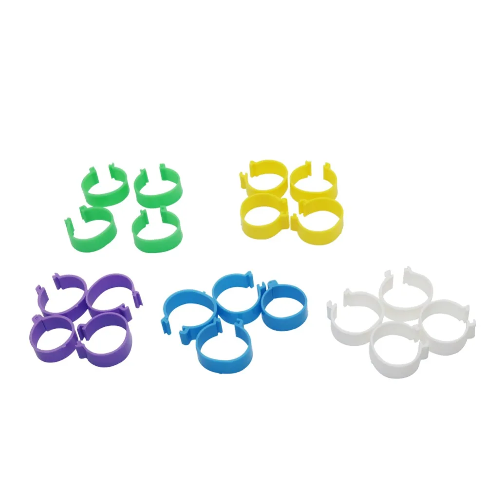 60 шт. индейка и гусь для курицы утки 2 5 см зажимные кольца перепелок ног птицы 6