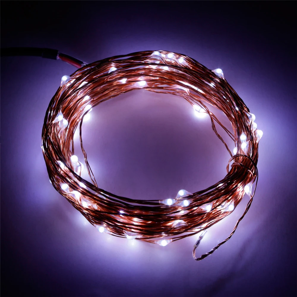 UL 2016 100LED 33Ft 10 м медные провода рождественские гирлянды для хэллоуина украшения
