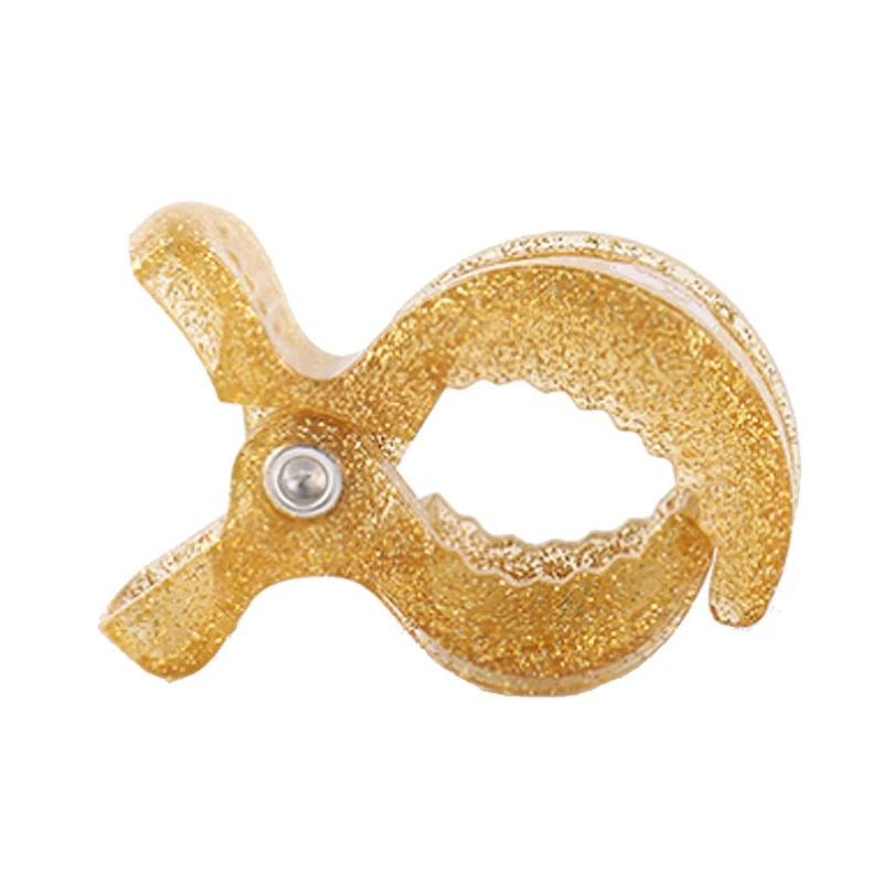 Золотой 1Pcs Baby Car Seat Accessories Toy Lamp Pram Stroller Peg To Hook Cover Blanket Clips - Цвет: Золотой
