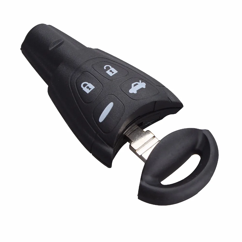4 кнопки дистанционного ключа Fob чехол оболочка для SAAB 9-3 93 9-5 95 2003 2004 2005 2006 2007 2008 2009