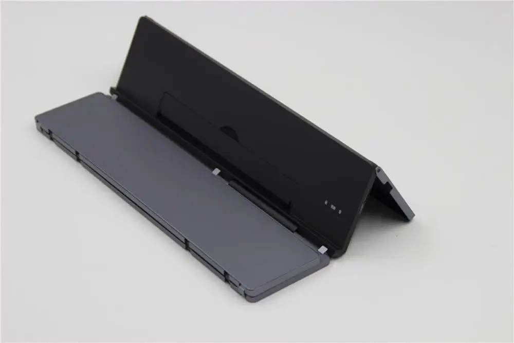 gray Basix Bluetooth складная беспроводная сенсорная клавиатура складная мини-клавиатура для IOS/Android/Windows ipad планшет клавиатура - Цвет: gray