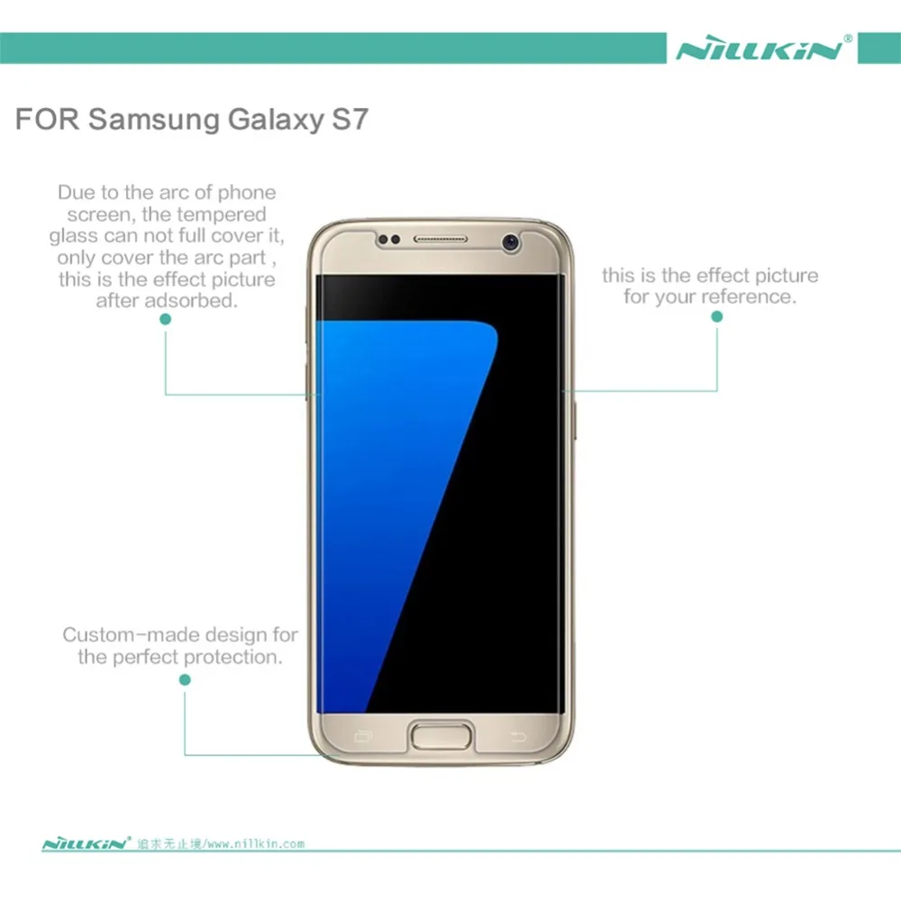 Сенсорный экран Экран для samsung galaxy s7 защита экрана Nillkin удивительное закаленное