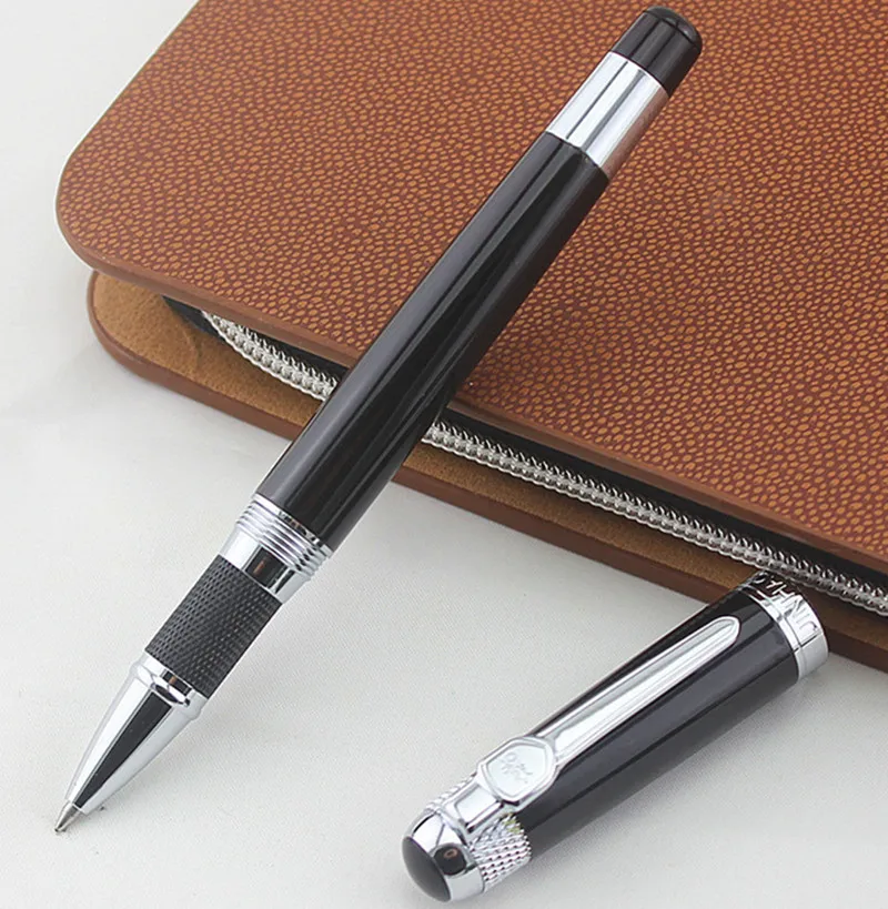 Шариковая ручка Jinhao, 0,7 мм, черная, стержень 189, золотая, офисная, Студенческая шариковая ручка/металлическая шариковая ручка/гелевые ручки