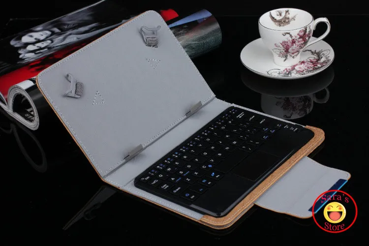 Беспроводной кожаный чехол с Bluetooth клавиатурой для Samsung GALAXY Tab S2 9 7 дюйма T810 T815 N9106