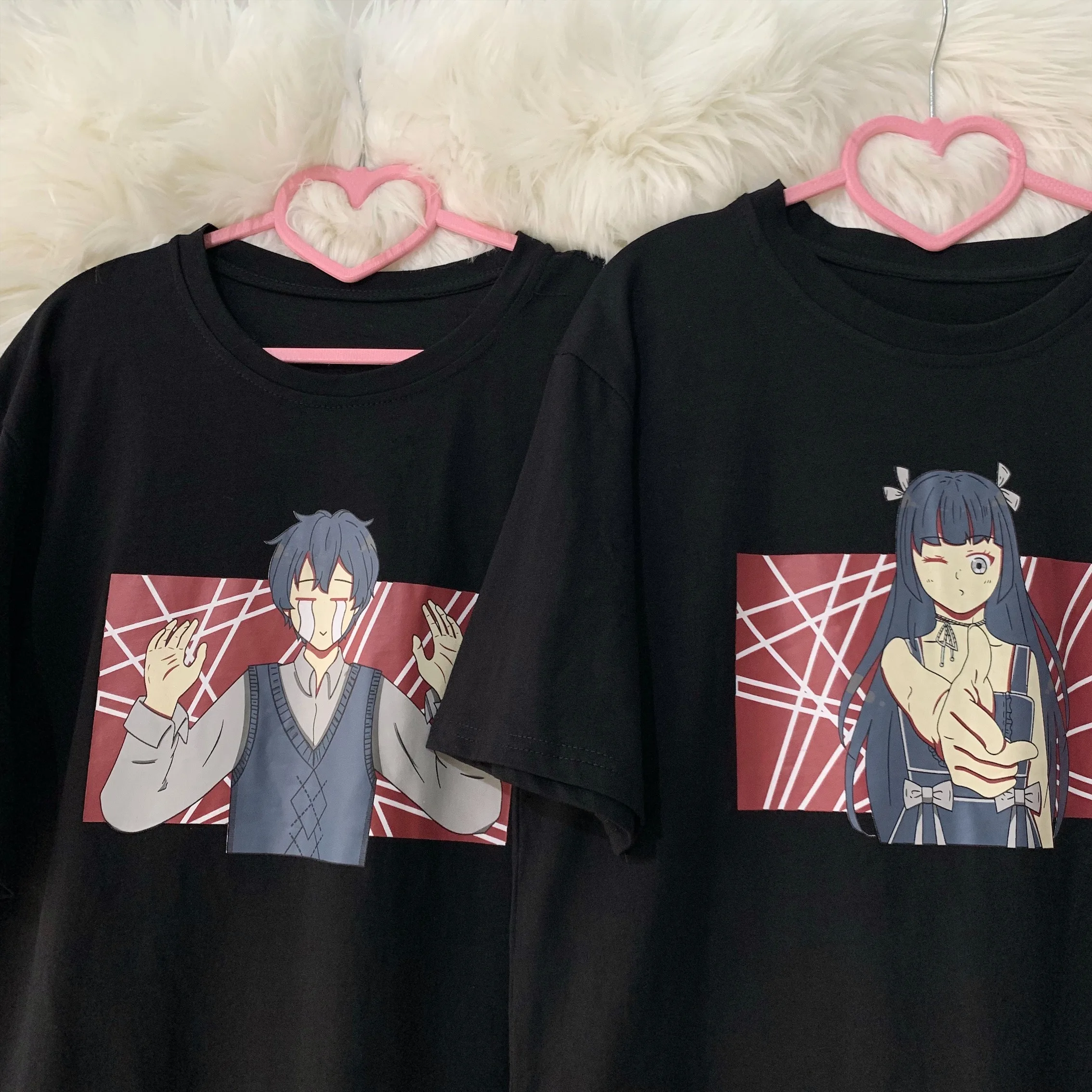 Новинка женская одежда свободная парная футболка повседневные топы унисекс в