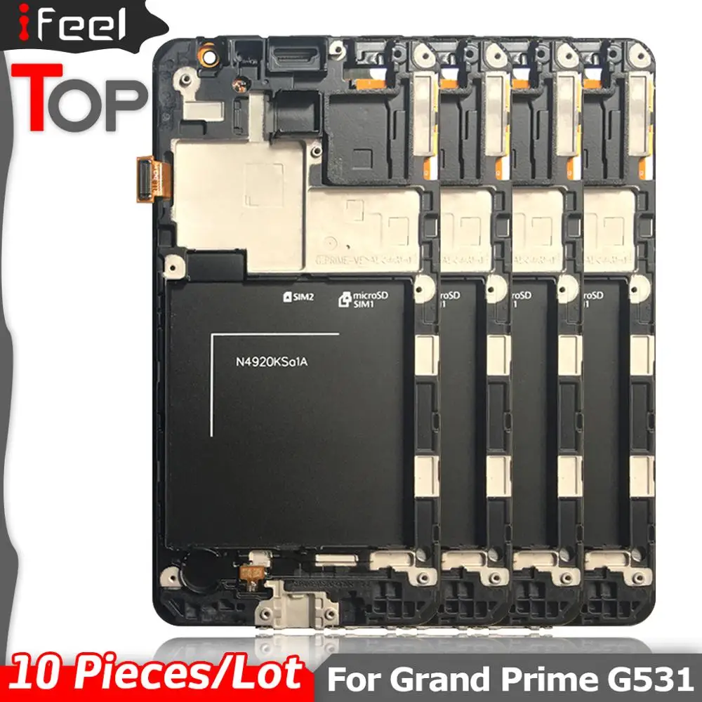 10 шт./лот ЖК дисплей для Samsung Galaxy Grand Prime G531 G531F SM G531H сенсорный экран с рамкой|Экраны