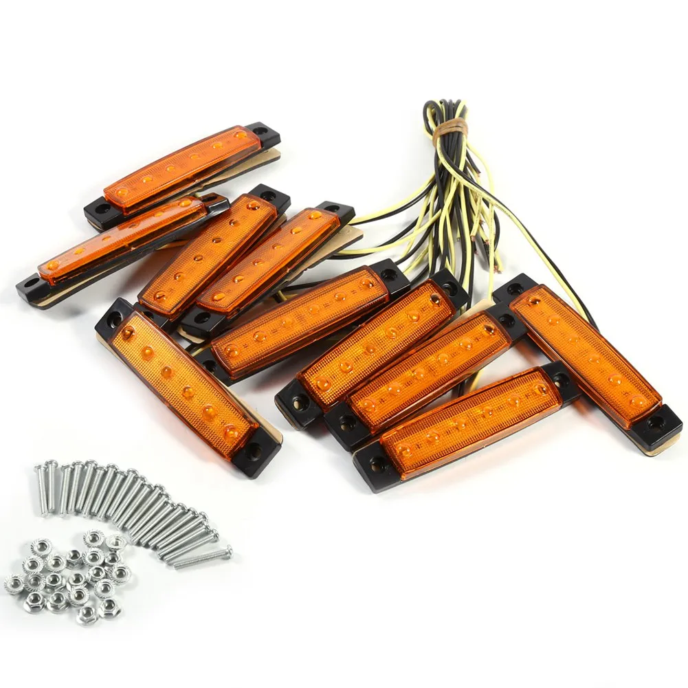 Водонепроницаемые боковые габаритные огни 10 шт. изготовлены из