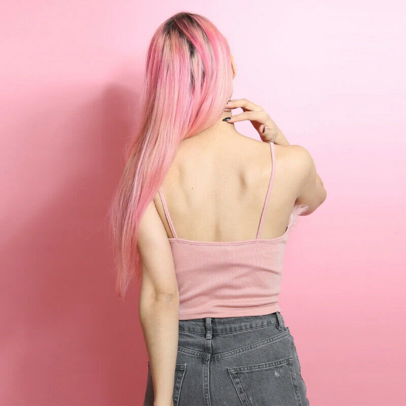 Женские Элегантные летние сексуальные женские майки с мехом на груди пушистые